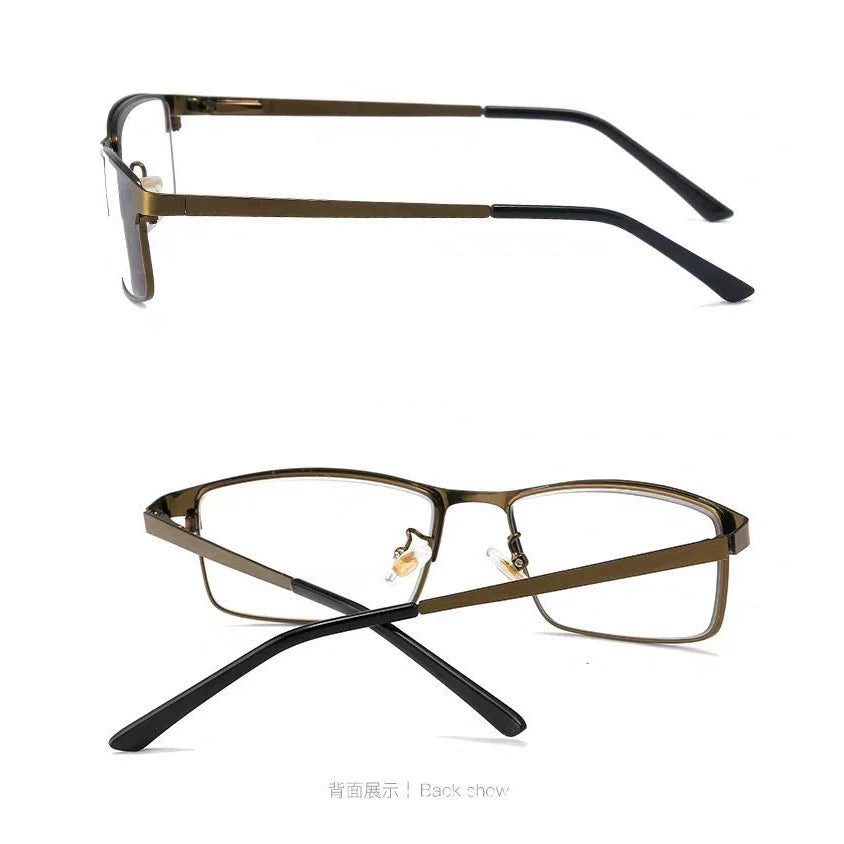 Photochromic reading glasses for both near and far progressive multifocal auto-zoom reading glasses LH012